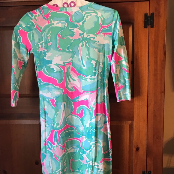 Lilly Pulitzer Sz XS knit printed dress - Picture 4 of 4